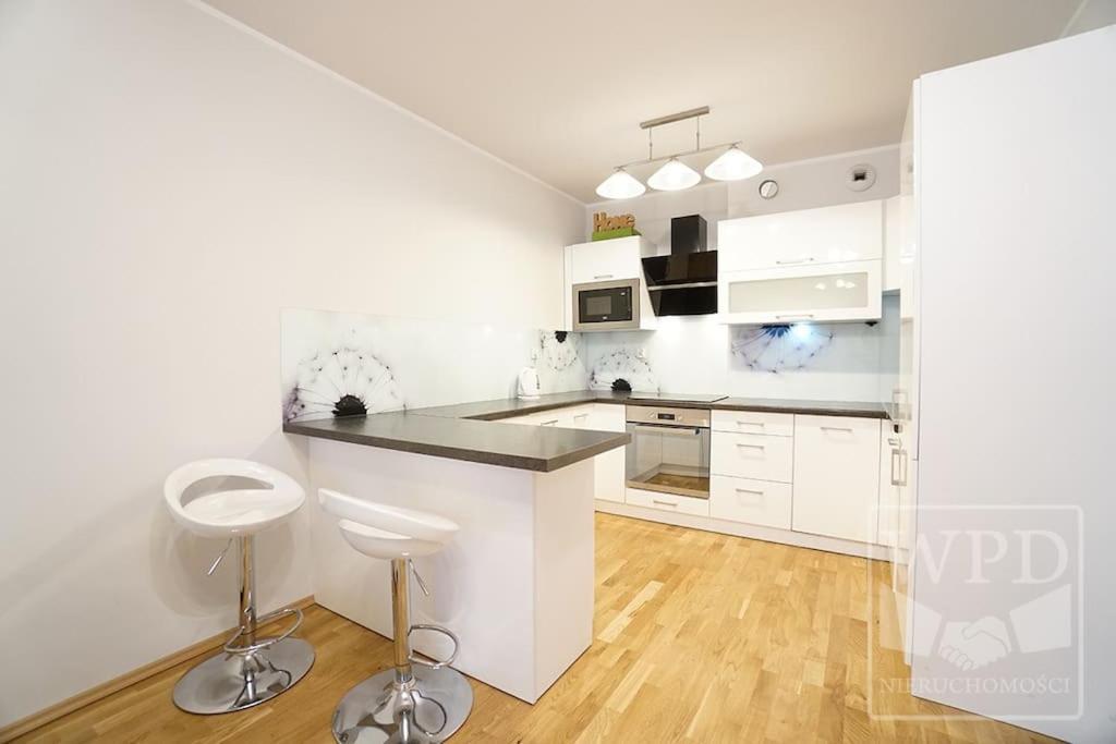 Modern Apartment-city Center-new Building-garage Breslau